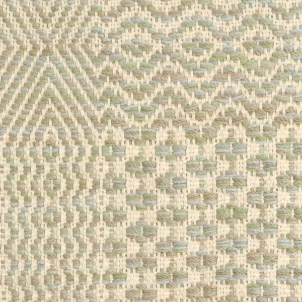 Cooley's Grid Soft Green Blue EERUG1001437 | 30% OFF