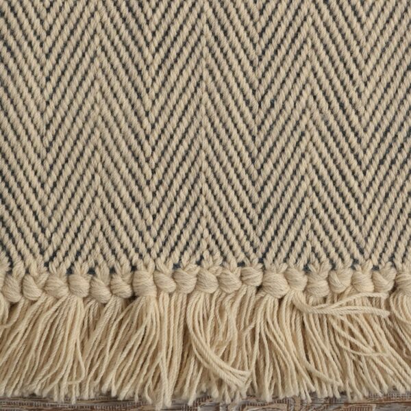 Viking Herringbone Bone Strie, Navy EERUG1001395 | 60% OFF
