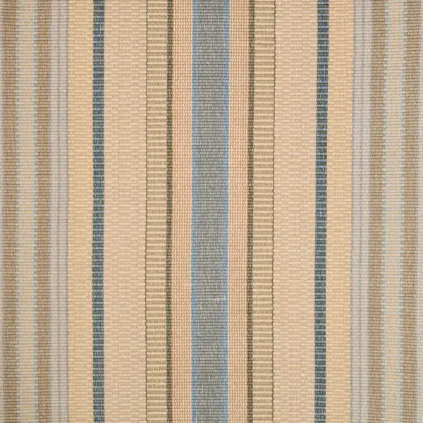 Alma Stripe Blue, Natural EERUG1001473 | 30% OFF