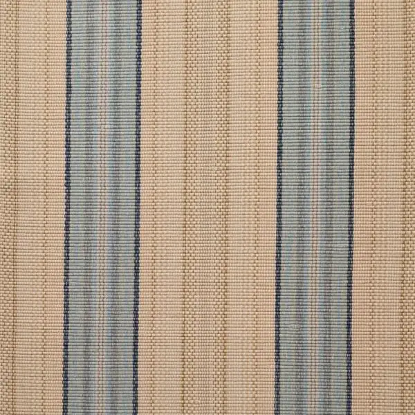 Lancaster Stripe Blue, Natural EERUG1001131 | 30% OFF
