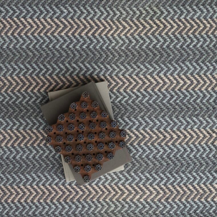 ECloth Everett Stripe Bluestone Styled 2026