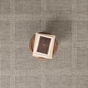 Nordic Grid Dark Natural Brown EERUG1000924 | 40% OFF
