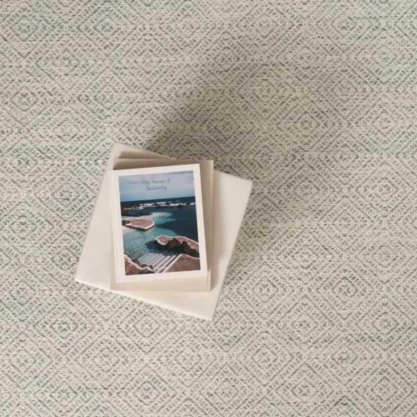 Somerville Trellis Lapis Cream  EERUG1000977 | 40% OFF