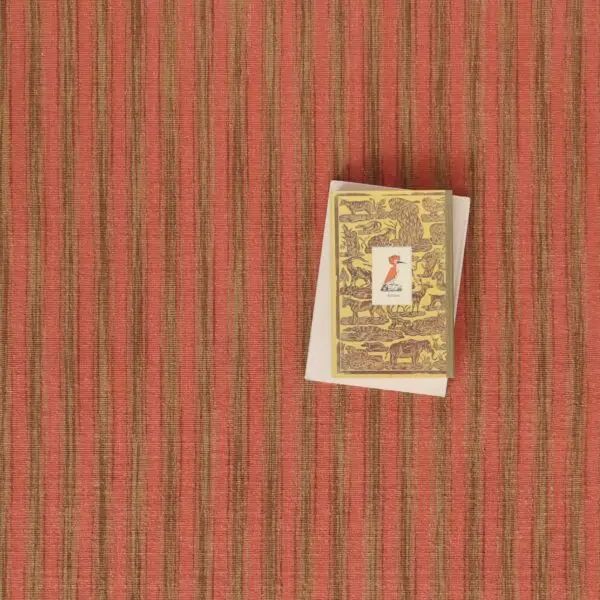 Cottage Stripe Flatweave Brick, Gold EERUG1000203 | 60% OFF