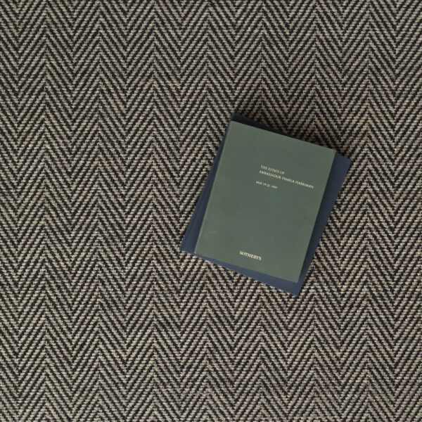 Herringbone II Green Black Melange EERUG1001045
