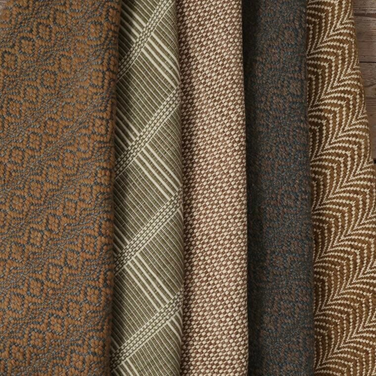 Teff Quick Ship Handsome Overshot, Gardin Grid, Basket Weave, Arches