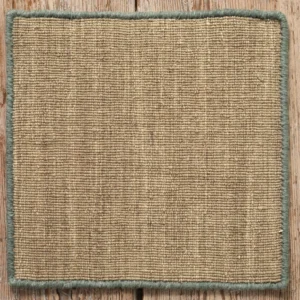 Strie Flatweave With Contrast Whipstitch