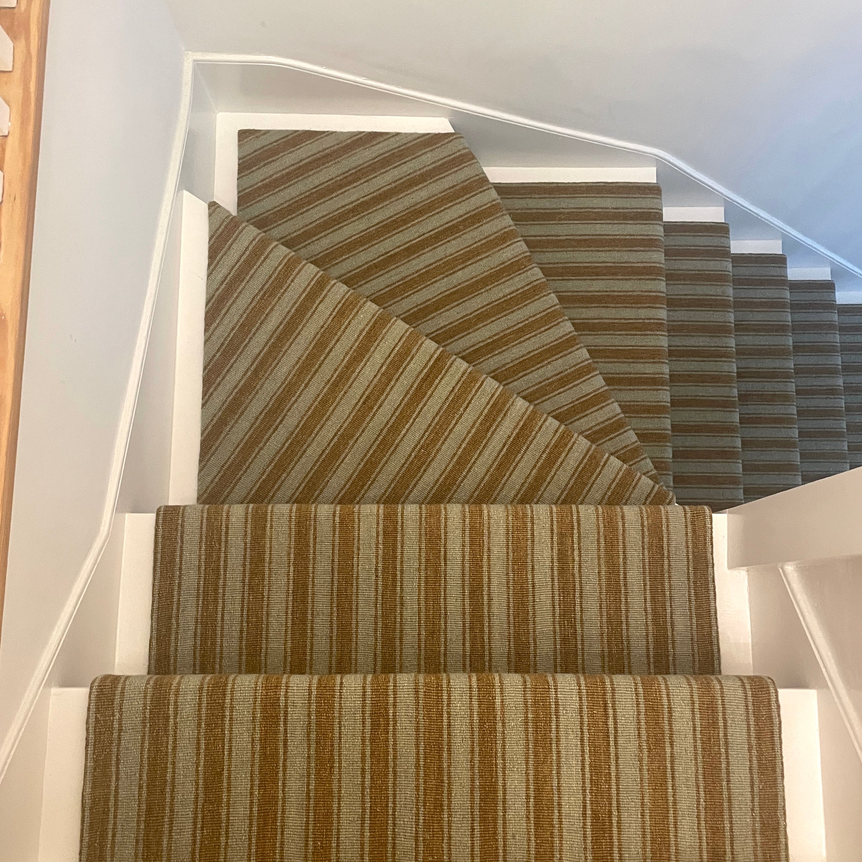 Sale Rug Collection | Cottage Stripe Flatweave Lichen & Meadow