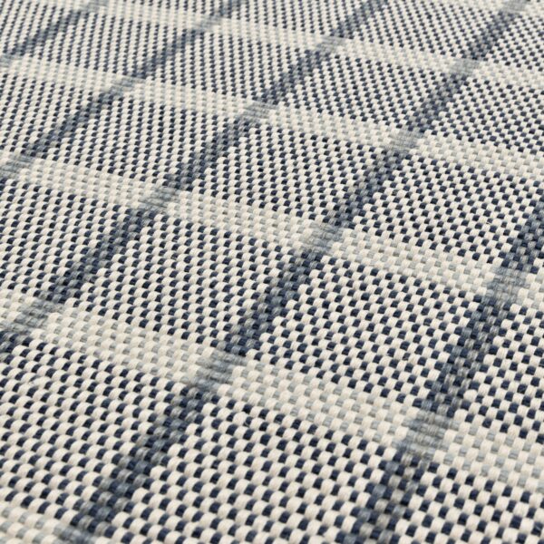 Sale Rug Collection | Teff Hankie Plaid Indigo Series