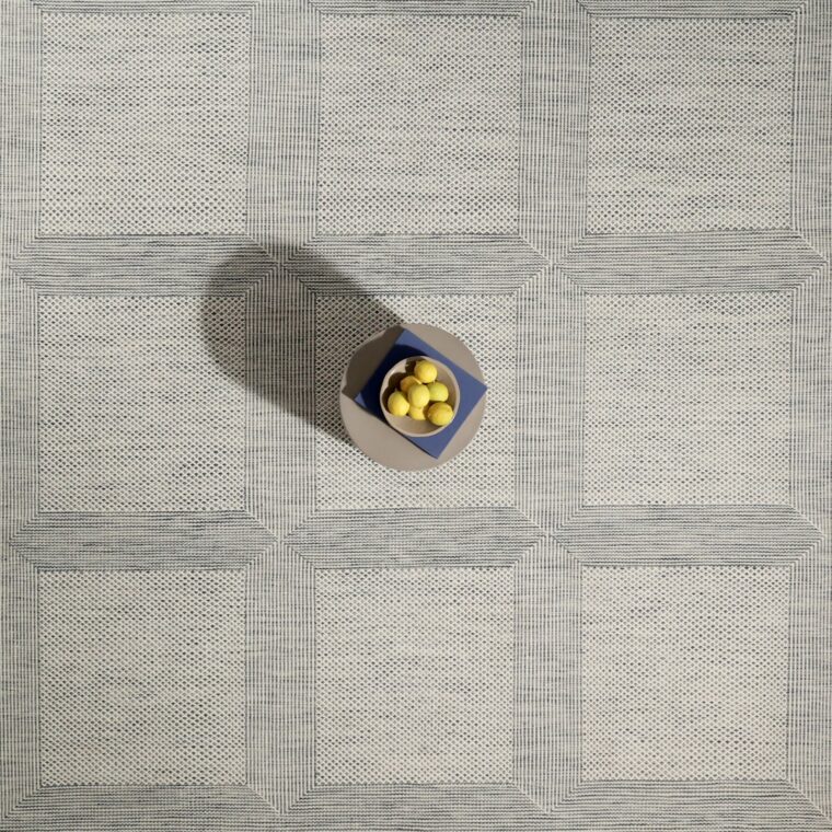 ECloth Nantucket Grid Navy, Cream 20