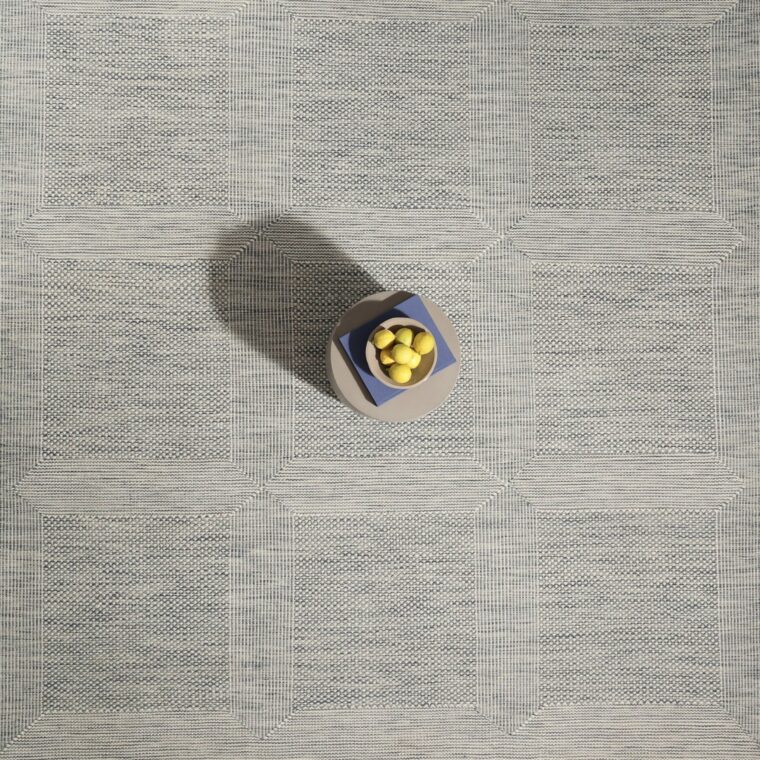 ECloth Nantucket Grid Navy, Cream 30