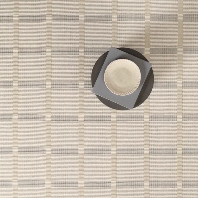 Belden Medium Grid Blue Grey, Cream Quick Ship Reverse Styled 8