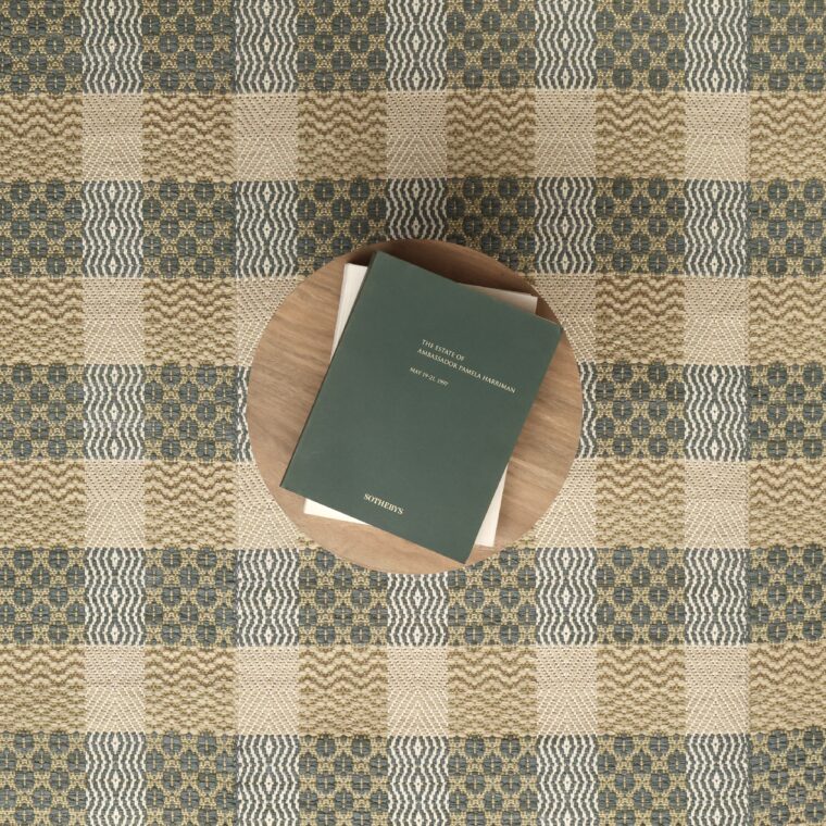 MS Ermitage Checks Straw, Slate Styled 9