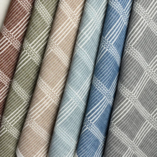 Gardin Grid Blue, Cream EERUG1001327-3