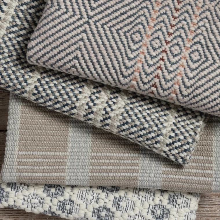 MS Styled Pale Beige - Ikat Diamond Stripe, Gardin Grid, Donna's Plaid, Deauville Stripe 3