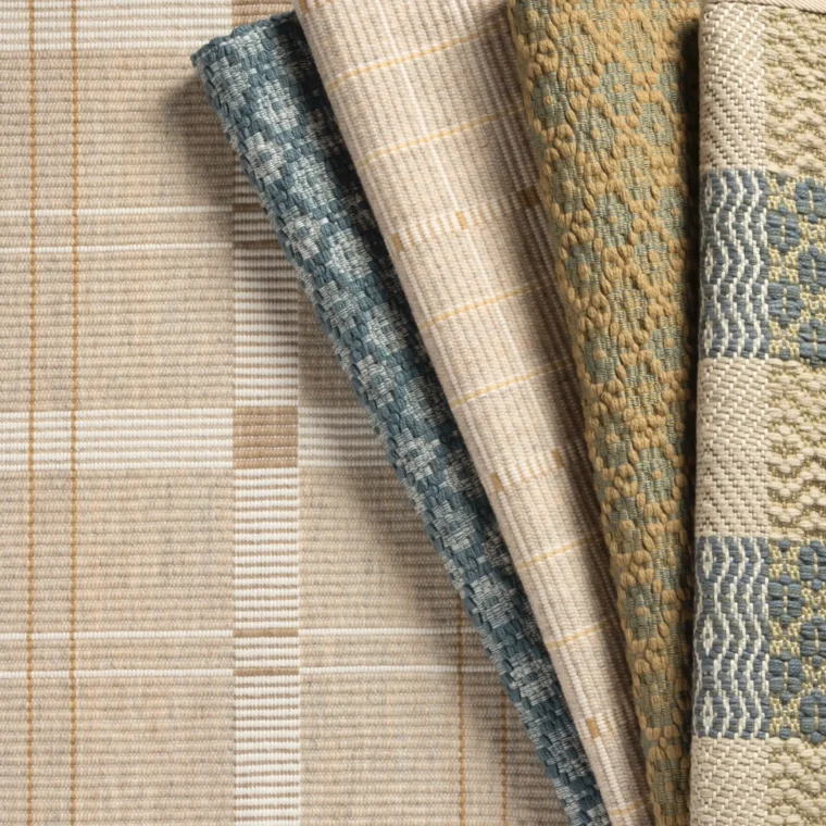 MS Styled Teal & Seagrass - Ikat Diamond Stripe, Pelly Grid, Regatta Grid, Ermitage Checks6