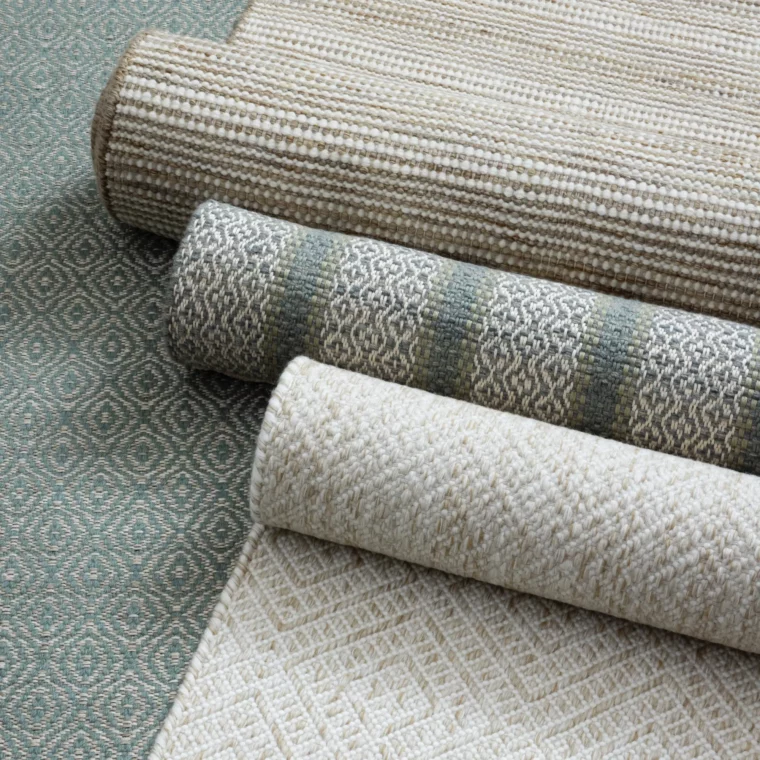 QS Somerville Trellis, Ulla with Pinstripes, Volland, Rag Rug Styled 14