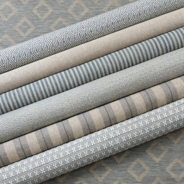 QS Styled Blues - Chara Diamond, Nomadic, Space Dyed Stripe, Volland, Linen Twill Stripe, Floating Checks, Tapestry 15