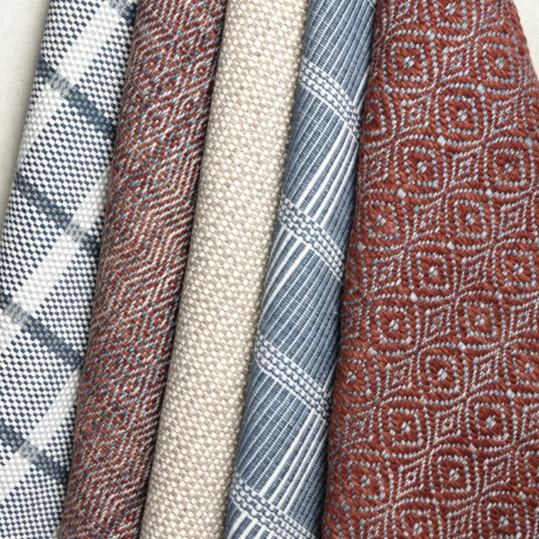 Teff QS Americana - Hankie Plaid, Indie IV, Basket Weave, Gardin Grid, Overshot, Canvas Stripe Styled 1