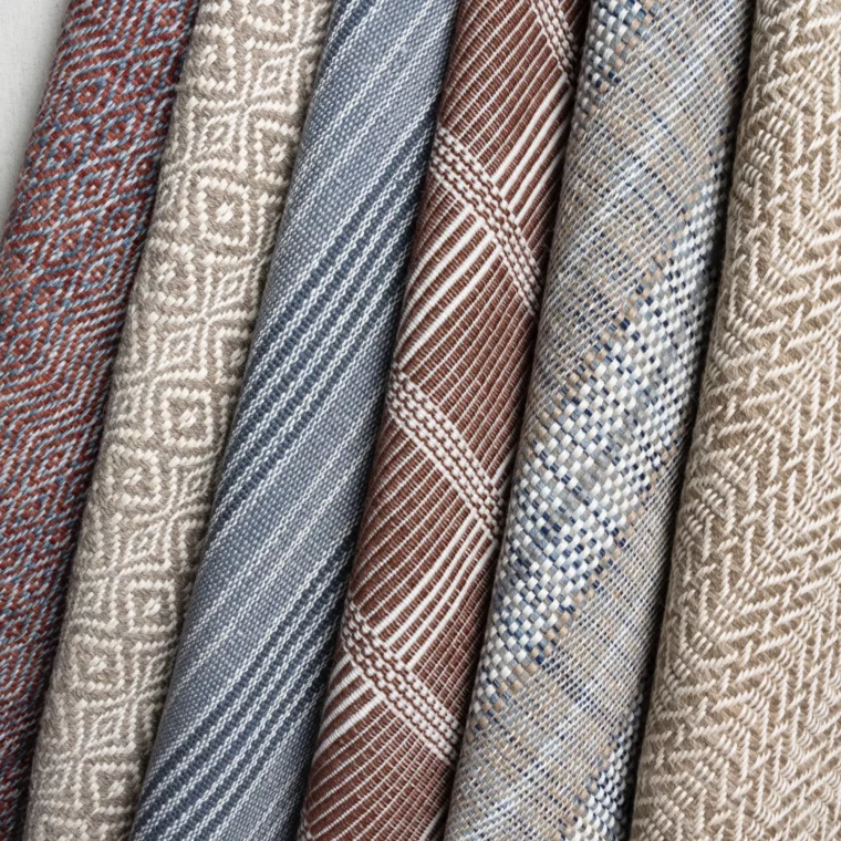 Teff QS Americana - Indie IV, Overshot, Canvas Stripe, Gardin Grid, Linen Twill Stripe, Piro Weave Styled4