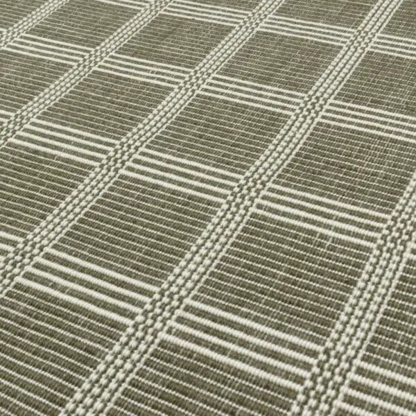 Gardin Grid Olive, White EERUG1001108-2