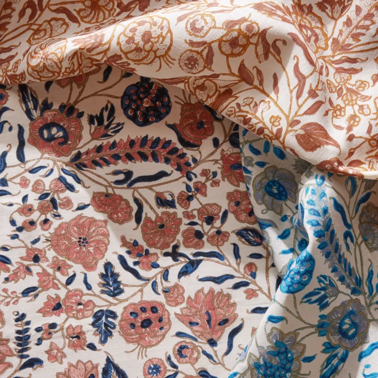 Fabric Patern Cormandal 100% Linen