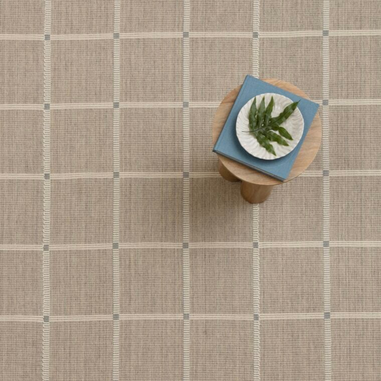 MS Irving Grid - Tweed, Slate Blue Styled 5