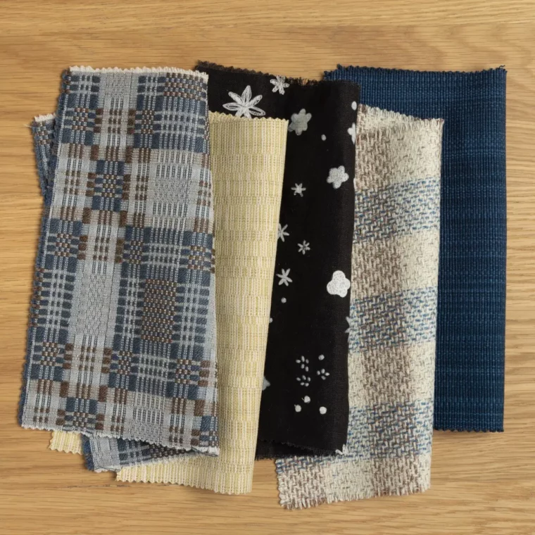 Styled Linsey Woolsey Sophie Flowers & Stars Prairie Check Harbor Canvas 2025_0665 Large