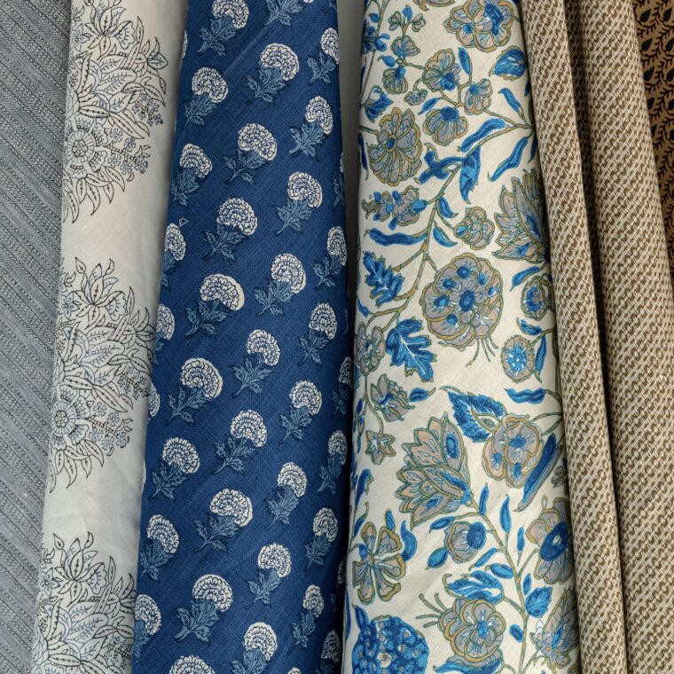 Venice Stripe, Indian Rose, Bhadu, Cormanda, Odense, Moroccan Olive