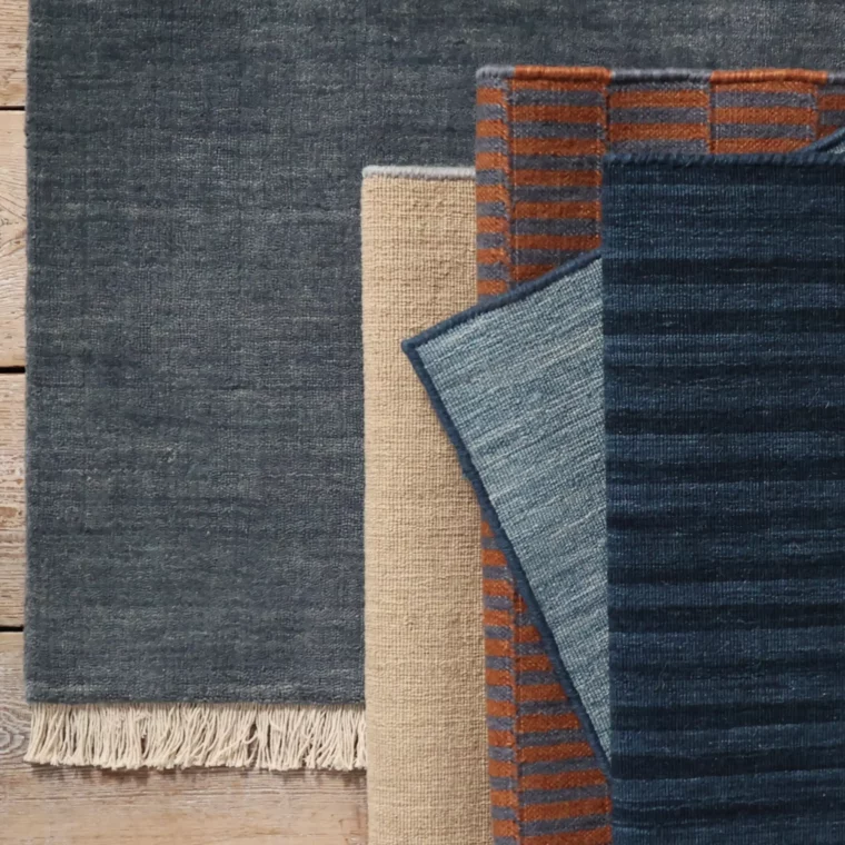 ECloth Colorstory Americana - Velvet, Space Dyed Stripe, Dhurrie Post, Contrast Whipstitch 2