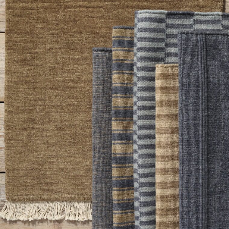 ECloth Colorstory Morning Fog - Velvet, Cottage Stripe, Rustic, With Ribs 2