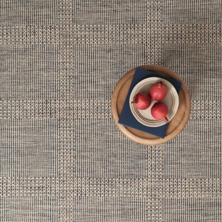 ECloth Nordic Grid Denim, Natural Quick Ship Styled