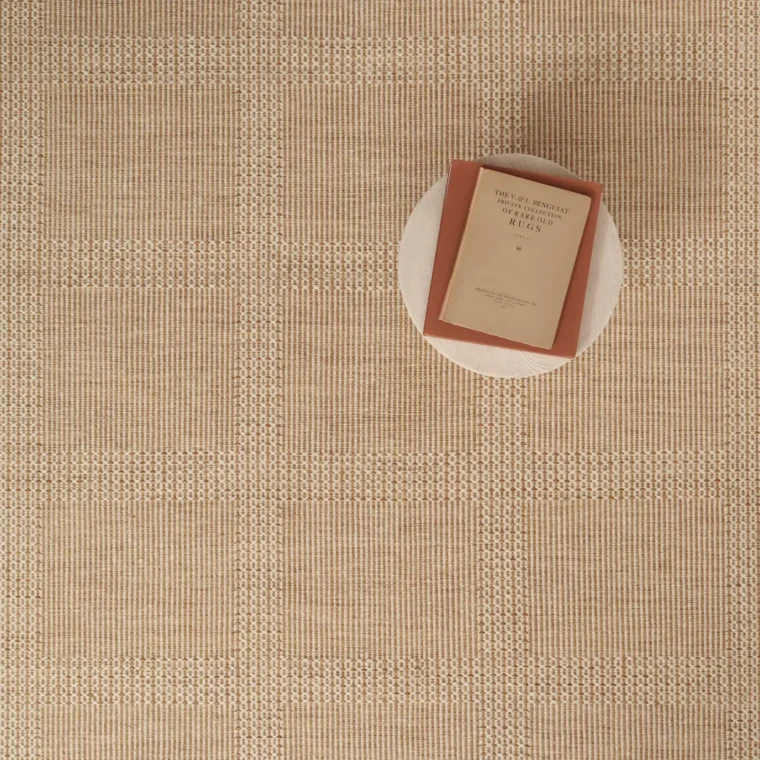 ECloth Nordic Grid Tamarind, Natural Styled 5