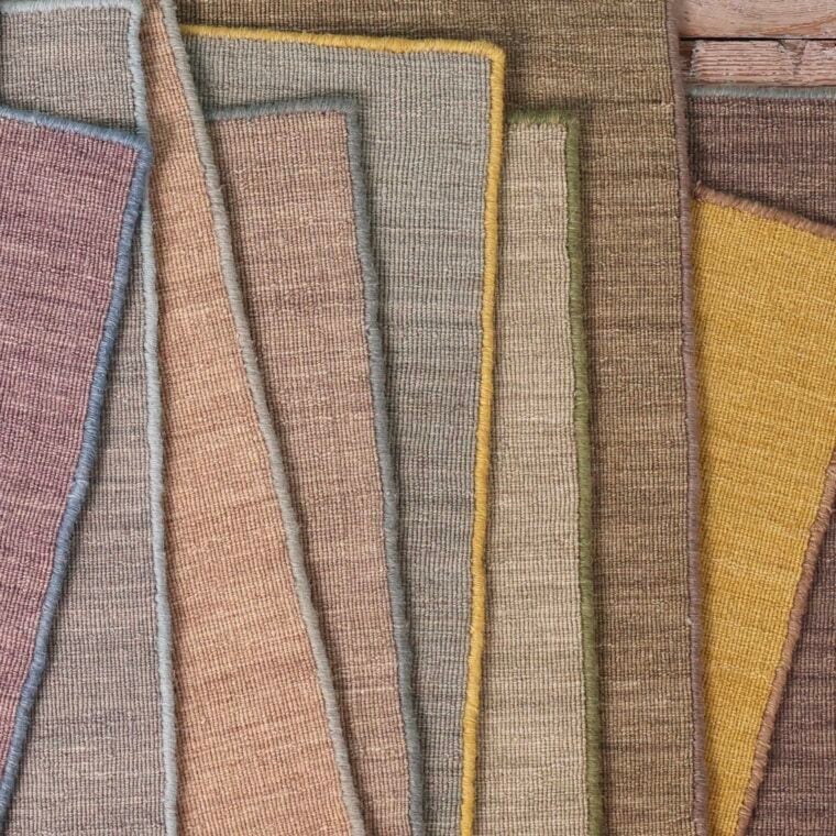 Strie Flatweave with Contrast Whipstitch