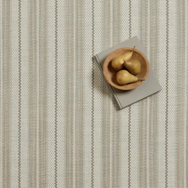 Twill Basket Stripe Powder Blue, Pewter EERUG1001425-3