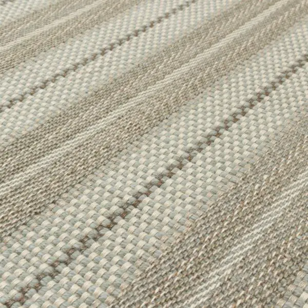 Twill Basket Stripe Powder Blue, Pewter EERUG1001425-3