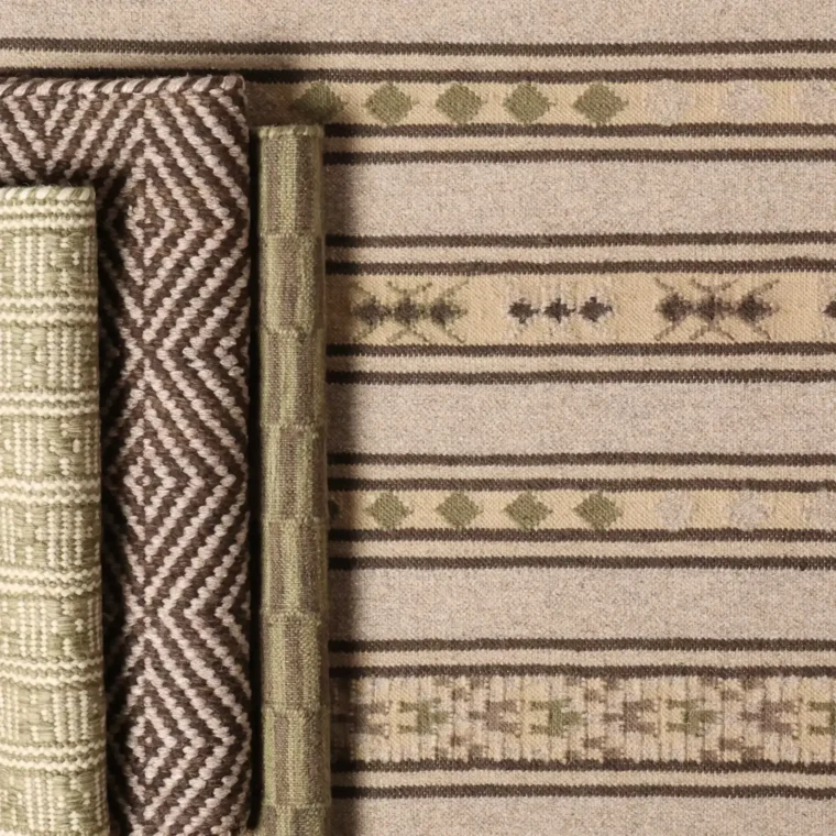 ECloth Mesa Stripe Dark Natural Styled - Tapestry, Split Diamond, Dhurrie Post 4