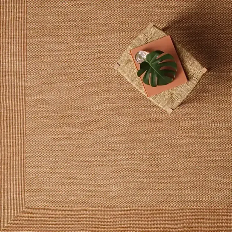 ECloth Nantucket Grid Terracotta Styled 50