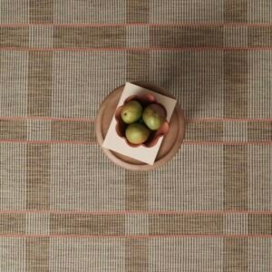 Aklear Plaid Brown Grey Strie  EERUG1000979 | 40% OFF