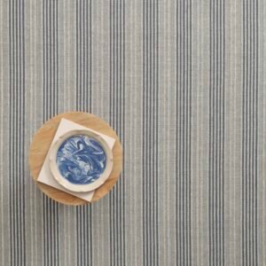 Canvas Stripe Flatweave Blue, Cream EERUG1000776 | 40% OFF