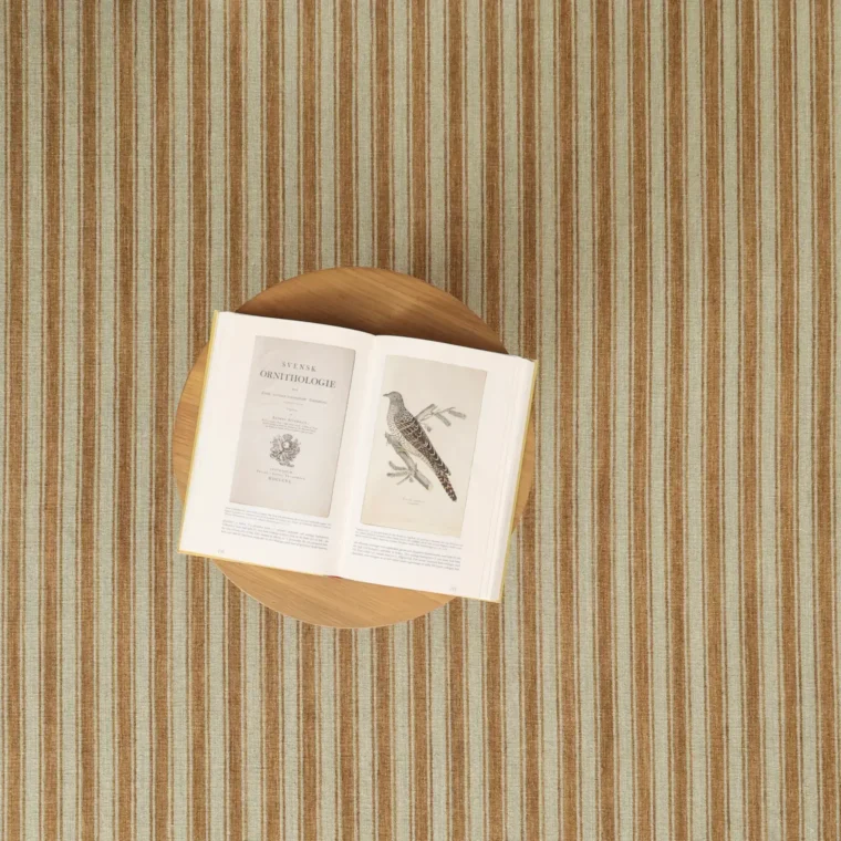 ECloth Cottage Stripe Flatweave Lichen & Meadow Quick Ship Styled 11