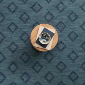 Floating Checks Navy EERUG1000647 | 40% OFF