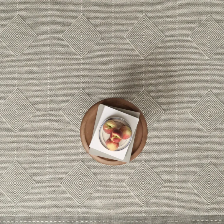 ECloth Large Diamond Pebble Grey Quick Ship Styled 27