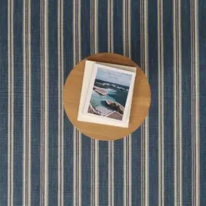 Marion Stripe Flatweave Navy, Tan EERUG1000705 | 40% OFF