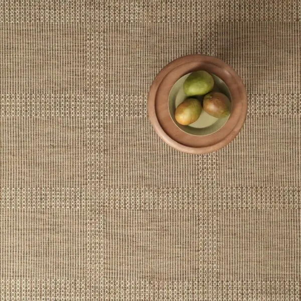 Nordic Grid Brown Grey Strie EERUG1000897 | 40% OFF