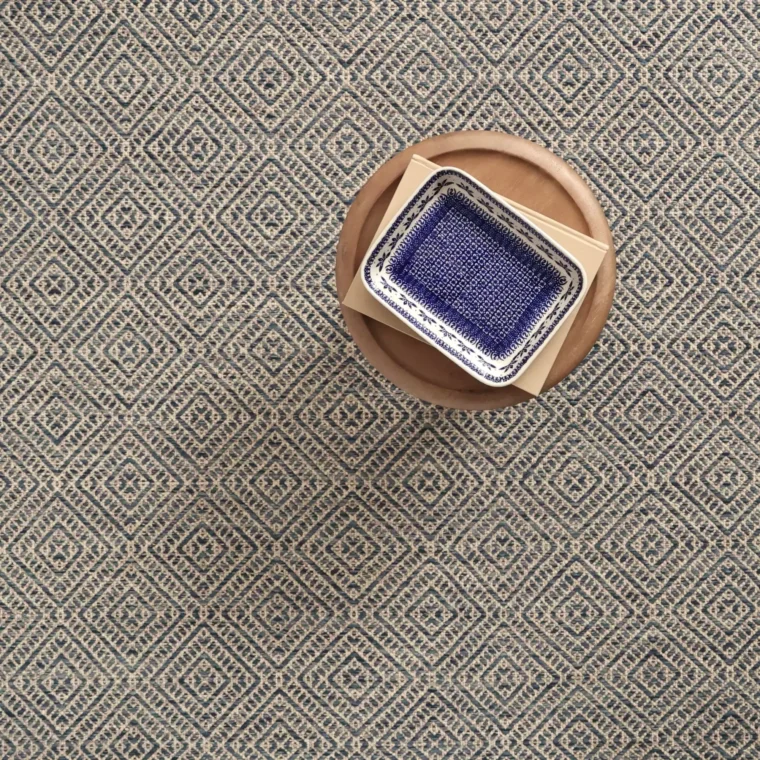 ECloth Somerville Trellis Denim, Natural Quick Ship Styled