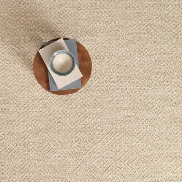 ECloth Somerville Trellis Limestone, Cream Quick Ship Styled 11