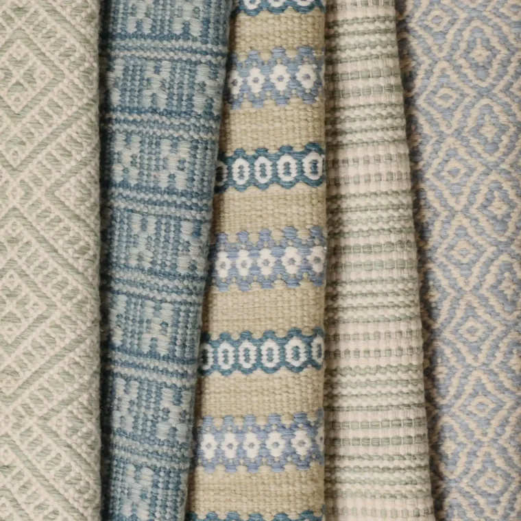 ECloth Styled Somerville Trellis, Tapestry, Fairisle, Rag Rug, Stockel