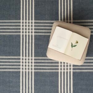 Shaker Grid Navy, White, Tweed EERUG1000522 | 70% OFF