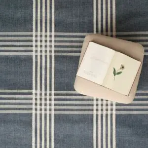 Shaker Grid Navy, White, Tweed EERUG1000522 | 70% OFF